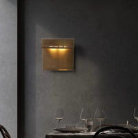 Applique murale design en cuivre avec finition métallique et bords roulés | Marco Lucetti