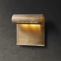 Applique murale design en cuivre avec finition métallique et bords roulés | Marco Lucetti