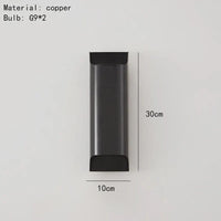 Applique murale design en cuivre pour intérieur  | Marco Lucetti Grand-Noir / Lumière naturelle 4000K