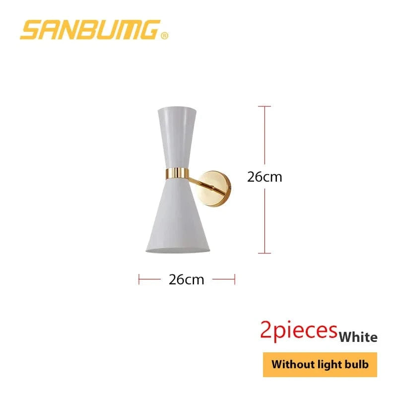 Applique murale design en fer forgé ajustable | Marco Lucetti Jaune