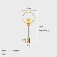 Applique murale design en laiton avec 3 luminaires interchangeables | Marco Lucetti 3 modifiable