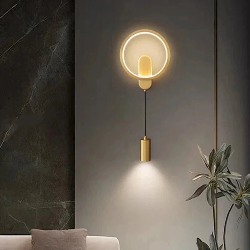 Applique murale design en laiton avec 3 luminaires interchangeables | Marco Lucetti 3 modifiable