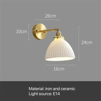 Applique murale design en laiton et céramique | Marco Lucetti B-Commutateur rotatif