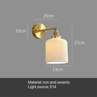 Applique murale design en laiton et céramique | Marco Lucetti Commutateur rotatif C