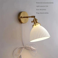 Applique murale design en laiton et céramique | Marco Lucetti Fils de prise B