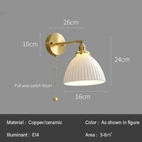 Applique murale design en laiton et céramique | Marco Lucetti Interrupteur à fil B-Pull