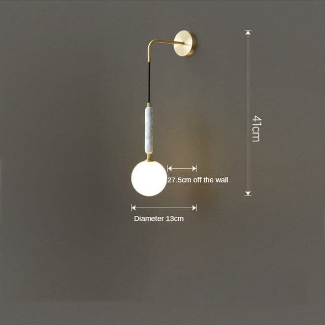 Applique murale design en marbre - Collection Vicki | Marco Lucetti Blanc