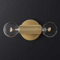 Applique murale design en métal double tête Deacon | Marco Lucetti