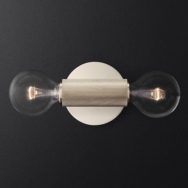 Applique murale design en métal double tête Deacon | Marco Lucetti Argenté