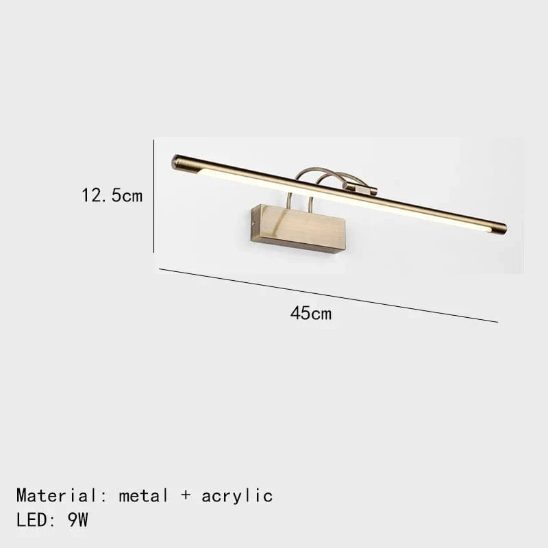 Applique murale design en métal pour éclairage - Livraison directe assurée | Marco Lucetti 45cm-Or / Lumière blanche