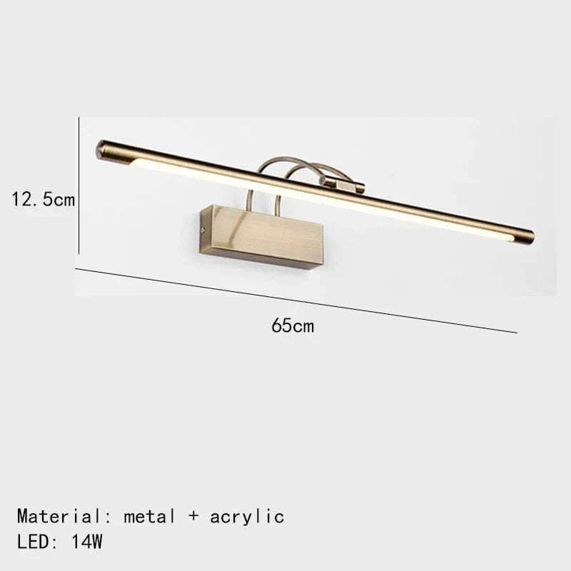 Applique murale design en métal pour éclairage - Livraison directe assurée | Marco Lucetti 65cm-Or / Lumière chaude