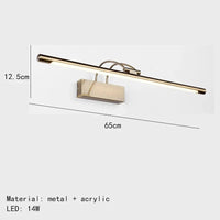 Applique murale design en métal pour éclairage - Livraison directe assurée | Marco Lucetti 65cm-Or / Lumière chaude