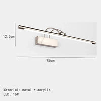 Applique murale design en métal pour éclairage - Livraison directe assurée | Marco Lucetti 75cm-Argent / Lumière blanche