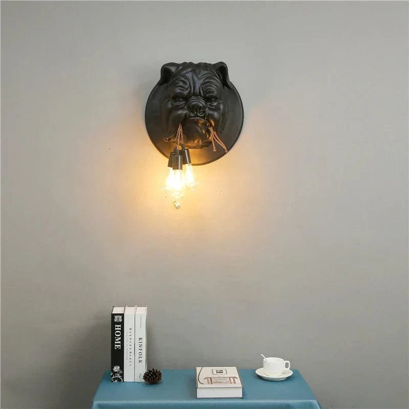 Applique murale design en résine de gorille Art Déco LED vintage | Marco Lucetti