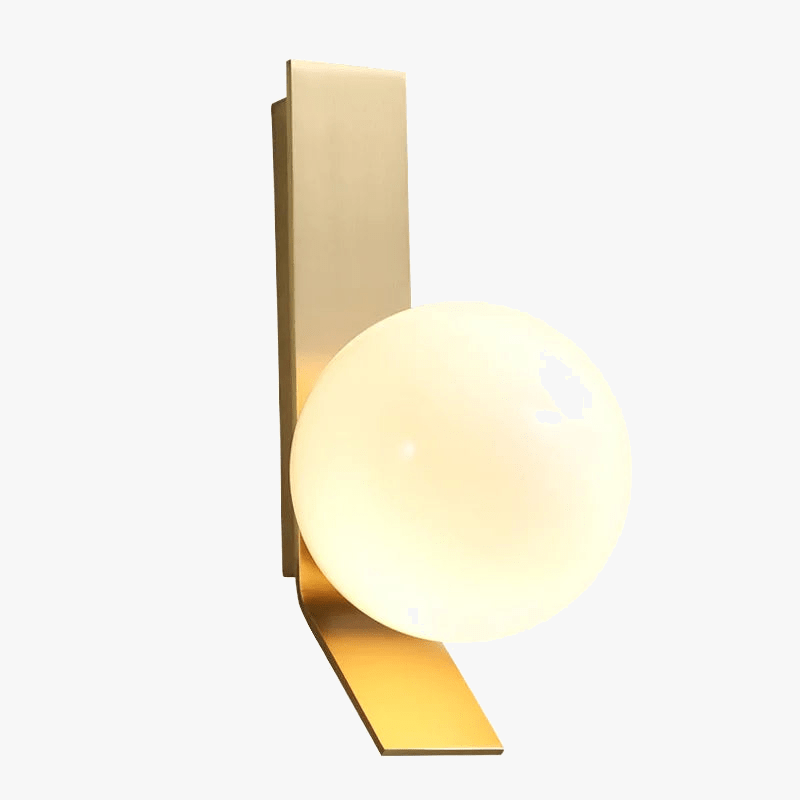 Applique murale design en verre et métal pour intérieur haut de gamme | Marco Lucetti