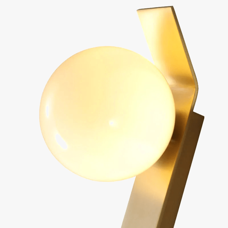 Applique murale design en verre et métal pour intérieur haut de gamme | Marco Lucetti