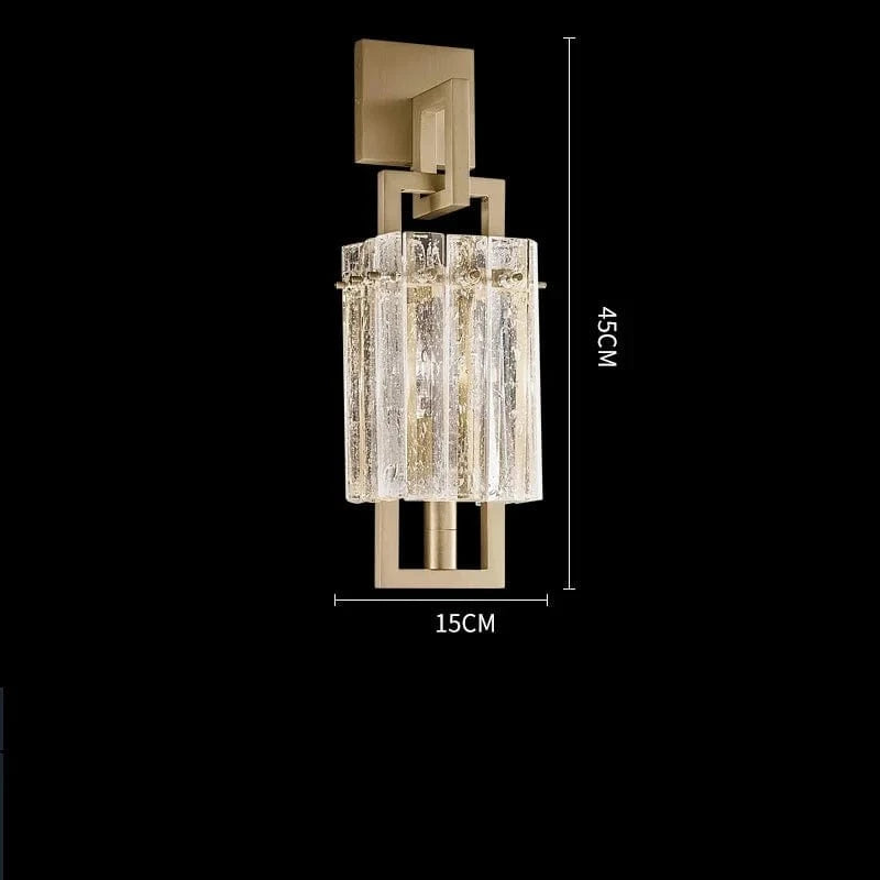 Applique Murale Design Goutte d'Eau Cristal LED Cuivre Nordique | Marco Lucetti Cuivre 12 / 4W