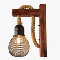 Applique murale design "Industriel Bois & Métal" - Éclairage Escaliers & Allées | Marco Lucetti