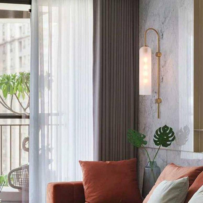 Applique murale design LED : Abat-jour en verre coloré | Marco Lucetti