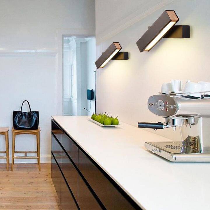 Applique murale design LED ajustable en aluminium Square | Marco Lucetti