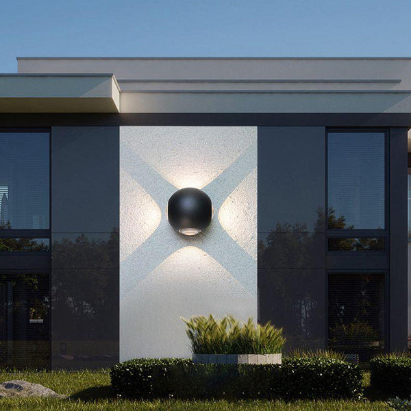 Applique murale LED circulaire d'extérieur Sammyjo