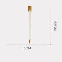 Applique murale design LED doré à rotation | Marco Lucetti