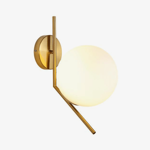 Applique murale LED dorée Nordic