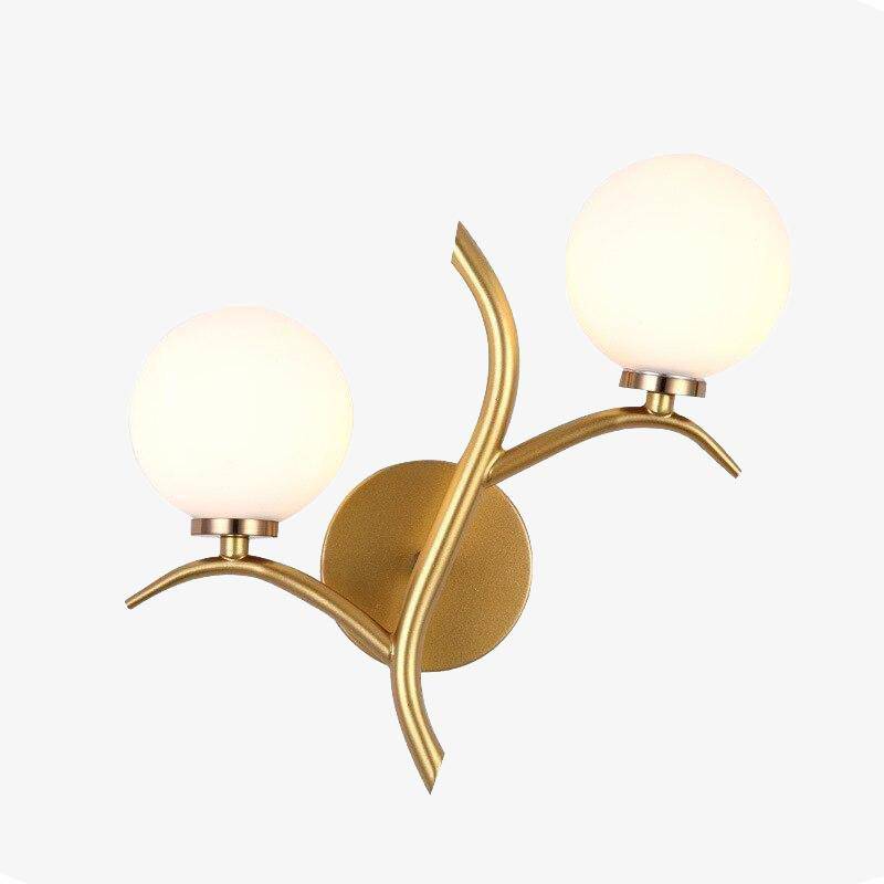 Applique murale LED dorée Luxury