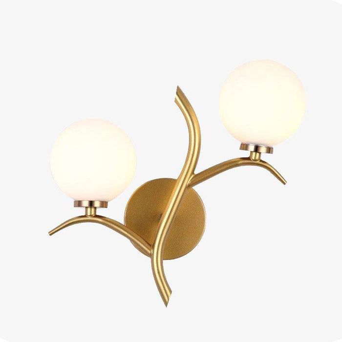Applique murale LED dorée Luxury