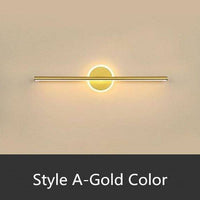 Applique murale design LED dorée/blanche Mirror Light | Marco Lucetti Doré / A - 40cm 10W / Chaude