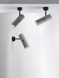 Applique murale design led en ciment - Style industriel - Projecteur rotatif innovant | Marco Lucetti