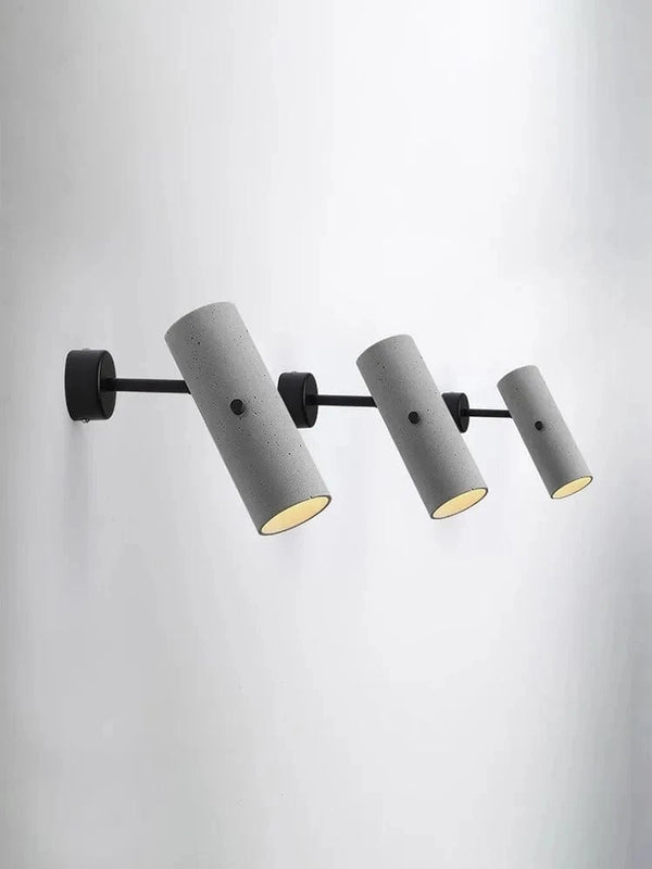 Applique murale design led en ciment - Style industriel - Projecteur rotatif innovant | Marco Lucetti