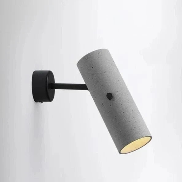 Applique murale design led en ciment - Style industriel - Projecteur rotatif innovant | Marco Lucetti
