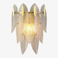 Applique murale LED en feuille de verre - Café