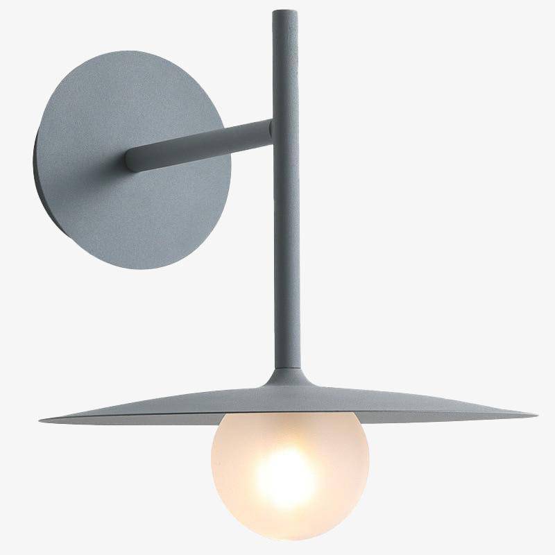 Applique murale design LED en métal avec boule verre Loft | Marco Lucetti
