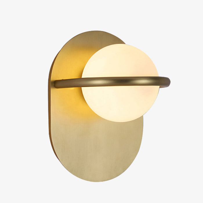 Applique murale LED design dorée Loopi
