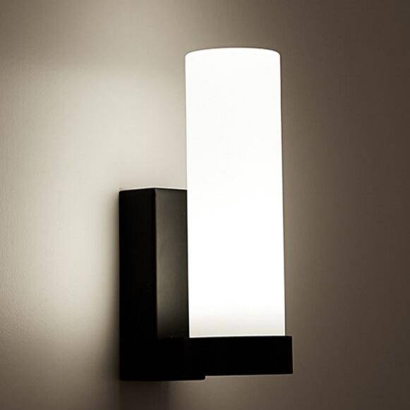 Applique murale design LED en métal - Verre cylindrique | Marco Lucetti