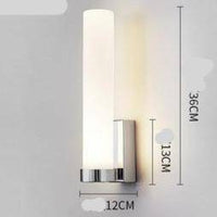 Applique murale design LED en métal - Verre cylindrique | Marco Lucetti B - Argenté / Froide