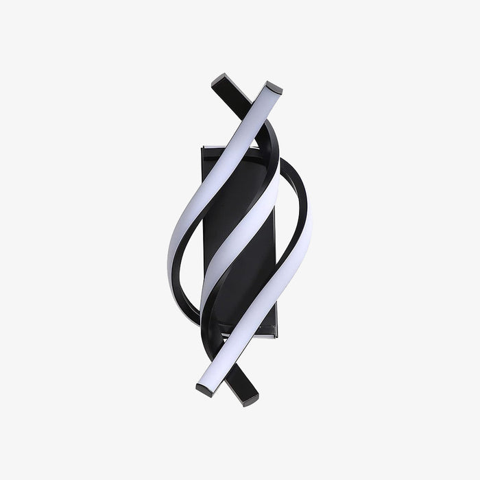 Applique murale LED en spirale d'aluminium - Style Psalm