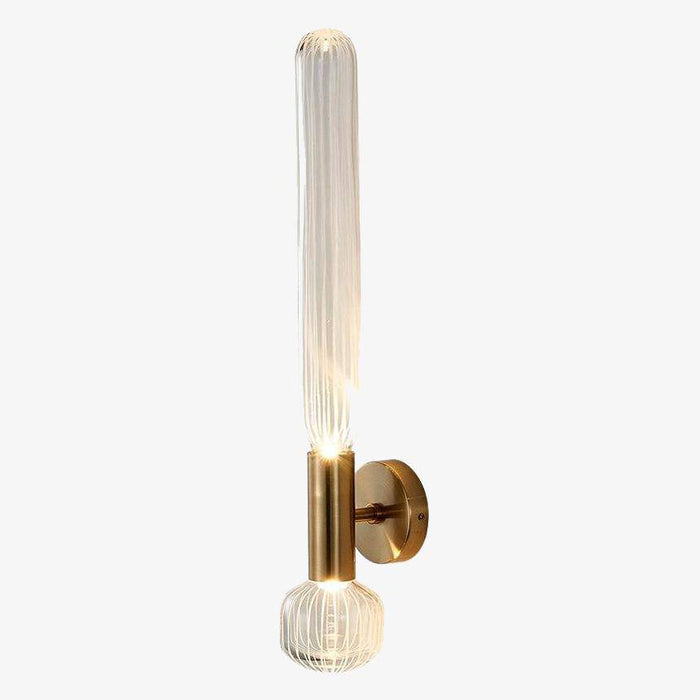 Applique murale LED en verre allongé de luxe