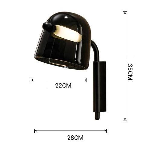 Applique murale design LED fumé | Marco Lucetti