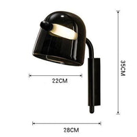 Applique murale design LED fumé | Marco Lucetti