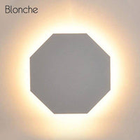 Applique murale design LED géométrique en métal "Lumina" | Marco Lucetti Blanc / A / Froide