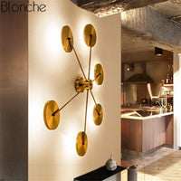 Applique Murale Design LED "Loft 5 Disques" | Marco Lucetti