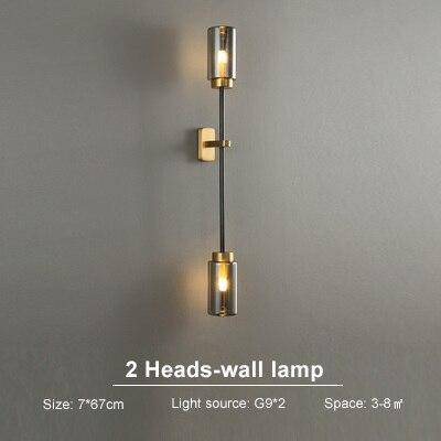 Applique murale design LED Loft | Marco Lucetti 2 lampes / Chaude