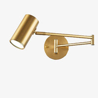 Applique murale design LED "Luxisport" en métal doré ou noir | Marco Lucetti