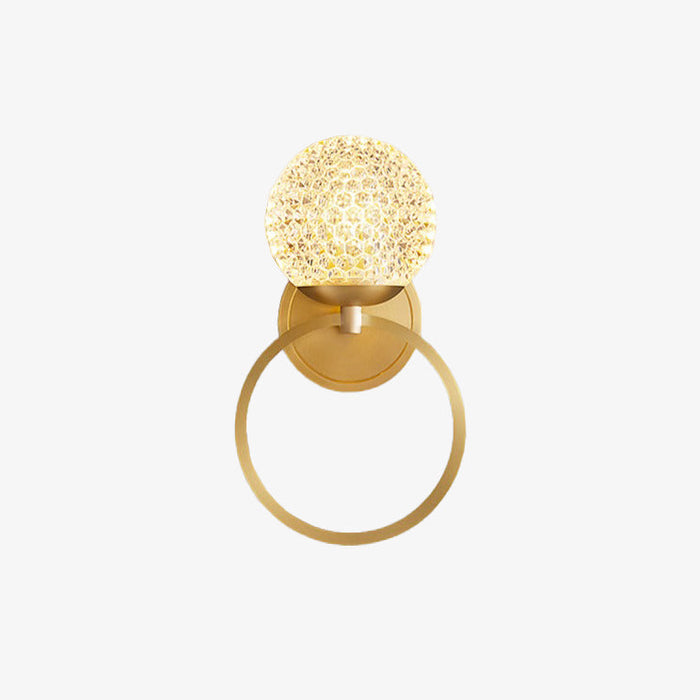 Applique murale LED Luxury en cristal de verre Ball