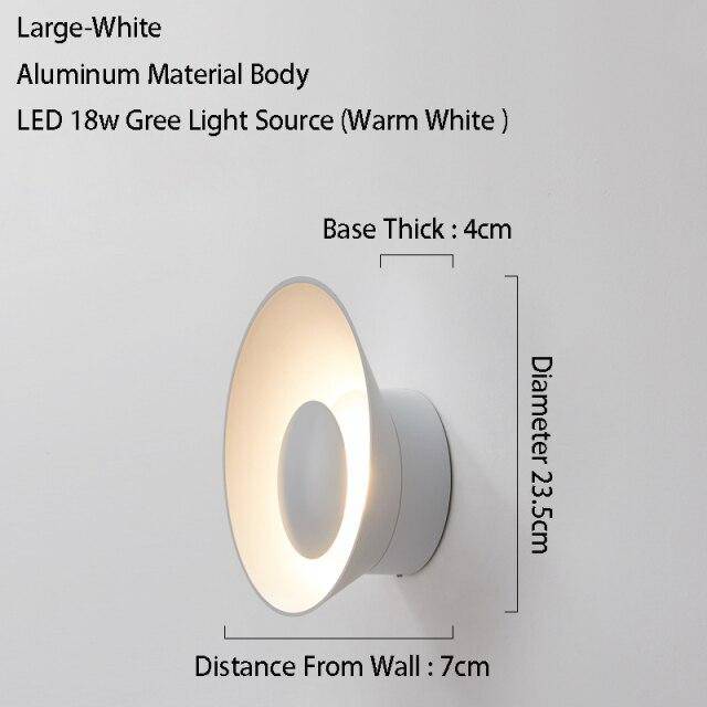 Applique murale design LED Métalolor Loft | Marco Lucetti Blanc / L