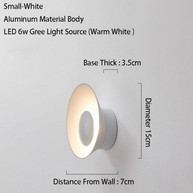 Applique murale design LED Métalolor Loft | Marco Lucetti Blanc / S