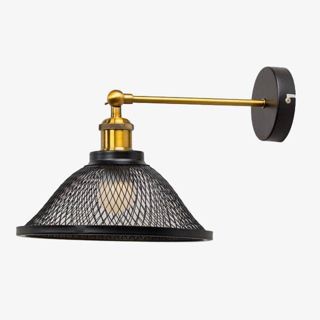 Applique murale design LED Noir Métal Cage | Marco Lucetti